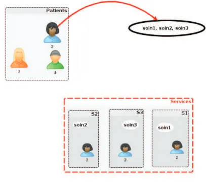 Figure 3.1 – Soins versus services
