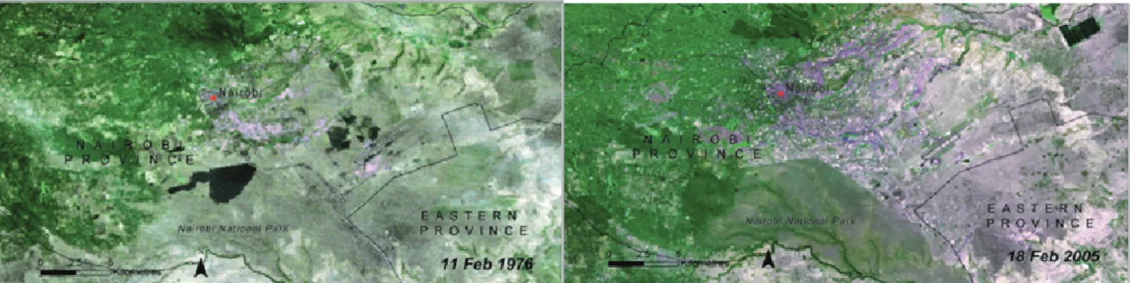 Figure 3: The Gazetted boundaries of NNP have proven to be effective barriers to land-use change within the protected area