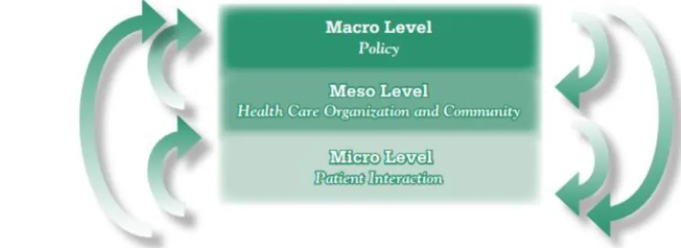 Figure 1 : Les niveaux micro, meso et macro d’un système de santé 1