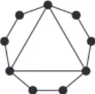 Figure 8: A coordinated diamond-free odd generalized sun.