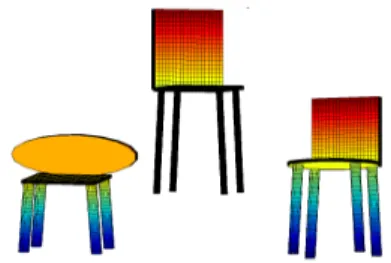 Figure 2: Examples of designed chairs