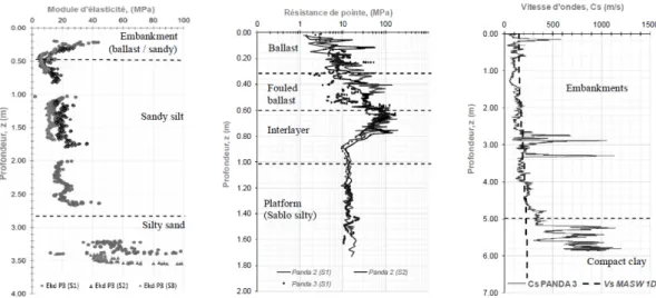 Table 2: Summary of Panda 3® results for each horizon identified along the survey. 