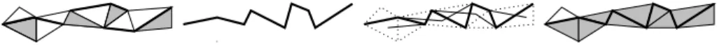 Fig. 1 summarizes the construction and the use of a composite polygonal chain.
