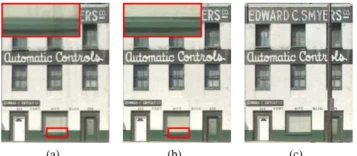 Figure 10: An example of MRF to optimize fac¸ade upper boundary.