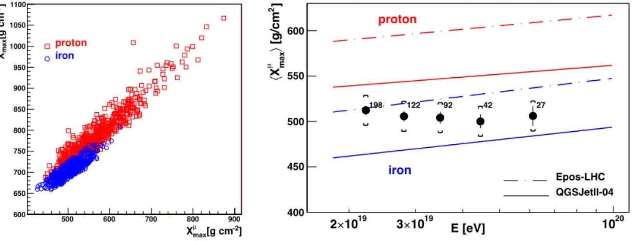 Table II: Evaluation of the main sources of systematic uncer- uncer-tainties in X maxµ .