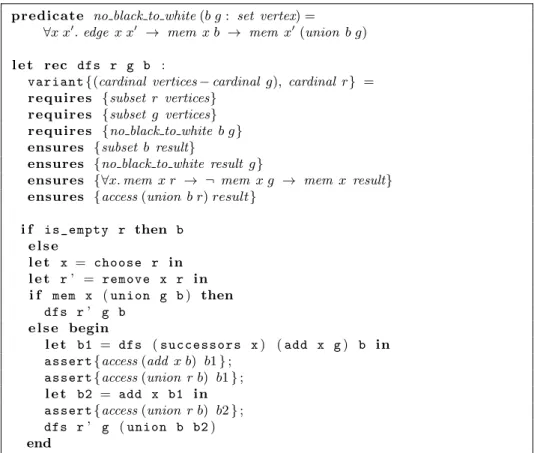 Fig. 3. Dfs with non-black-to-white assumption (part I)
