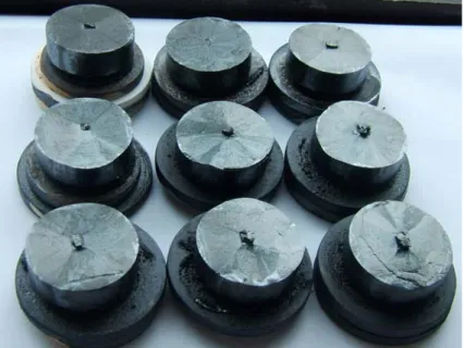 Figure 3-8 Superconductor PMP-YBCO single domain with Ф30mm×15mm size prepared in one batch.