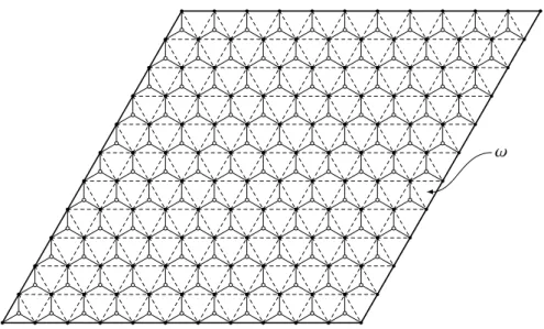 Figure 4: A typical sheet with its main Delaunay triangulation.