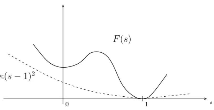Figure 8: The function F (s) = R 1