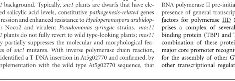 Table 1 | CIP29 interacting proteins and their putative orthologs in Arabidopsis.