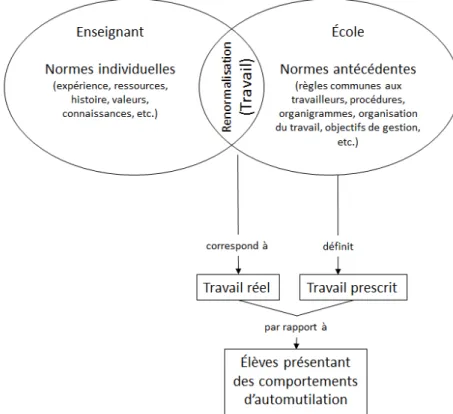 Figure 1. Schématisation du cadre conceptuel de cette étude