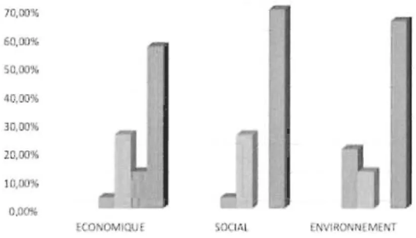 Figure 20 : le P2M et les  dimensions de la perfonnance de projet.  70,00%  60,00%  sa.oo%  40,00%  ao,OO',ii