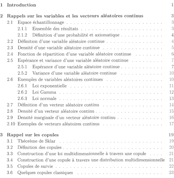 Table  des  matières 