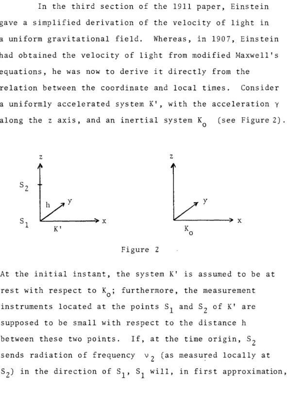 Figure  2 At the initial  instant,  the  systen  K'