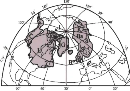 Figure 1.2  Surface maximum couverte par la calotte polaire continentale durant le dernier  maximum  glaciaire