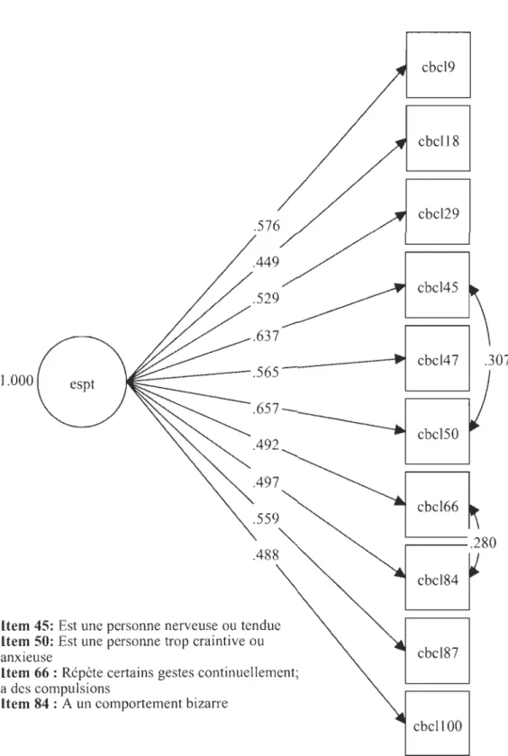 Figure 10.  Modèle modifié final  de  l'échelle 6. 