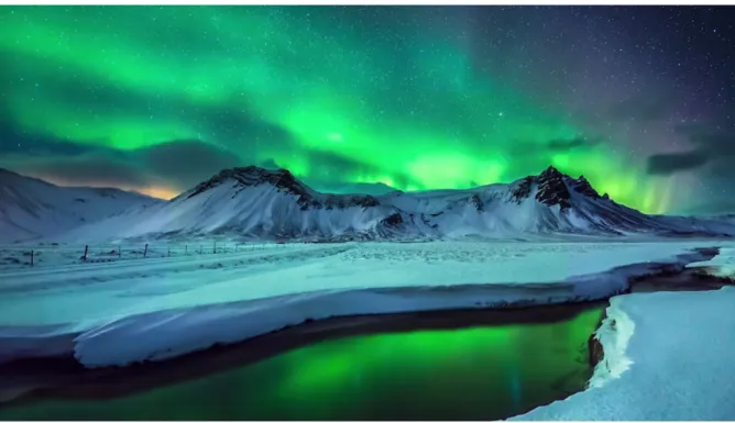 Figure 1.1: Aurora Borealis in Greenland [5]