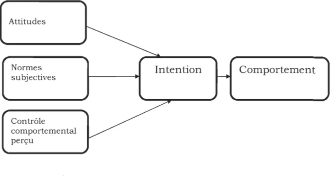 Figure 4: S chém a de la th éorie du comportement planifié 
