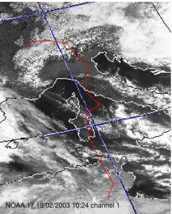 Fig. 6. NOAA-17 Satellite image as published by the University of Dundee in 2004 on (www.sat.dundee.ac.uk/auth.html)