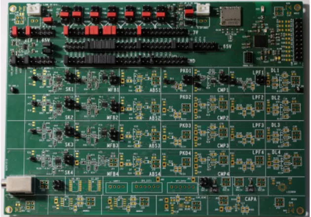 Figure 7. Ultra-low power detector prototype board.