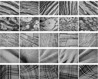 Figure 7: Examples of texture images on the UIUC database.