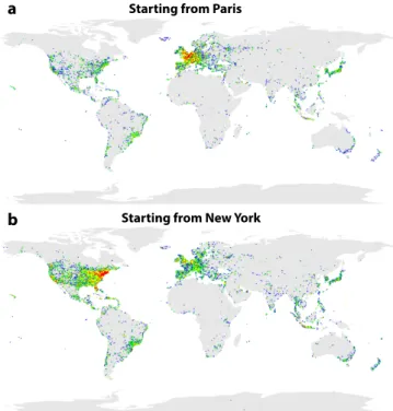 Figure 1: Positions of the geolocated tweets. Each tweet is represented as a point on the map location from which it was posted.