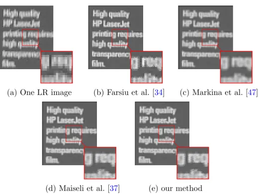 Figure 11: The results obtained by applying different methods to LR (Text sequence).