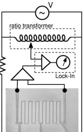 Figure 1 displays the photograph of a typical sample to- to-gether with a schematic of the measurement setup.