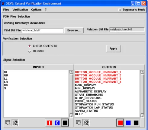 Figure 3.1: L’interface graphique Xeve