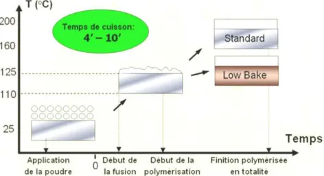 Figure 10: Différence de cuisson entre une poudre LB et une poudre standard  [31] 