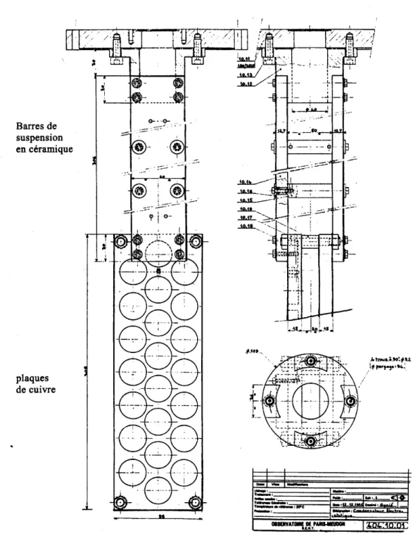 Fig.  3-7 :Plan  du  dispositif  pour  générer  un  champ électrique. 