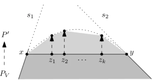 Fig. 2. The local modifications to prove G s s ⊇ G w s .