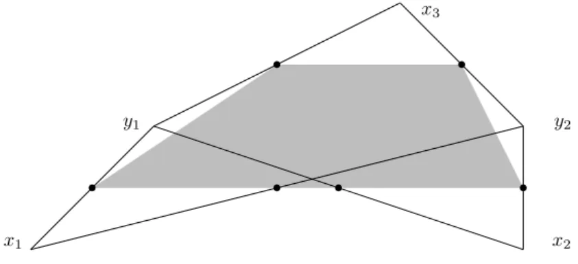 Fig. 4. A drawing proving K 2,3 ∈ G s w .