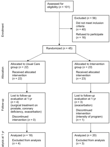 Fig. 1 displays the patients’ flow throughout the study.