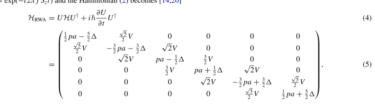 FIG. 1. (Color online) Representation of a two-photon pump and probe process. (a) Energy levels of Mn 2 + [see Eq