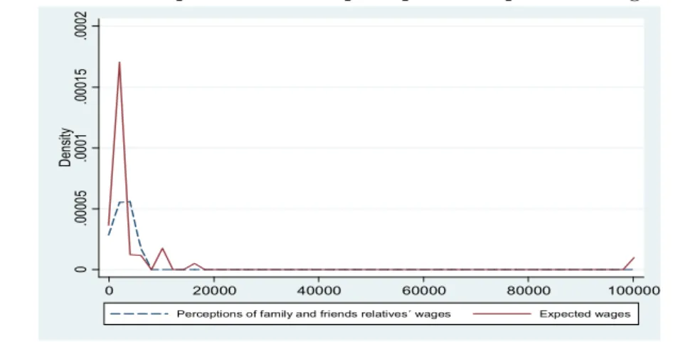 Figure 2.3. Income expectations and perceptions of potential legal migrants
