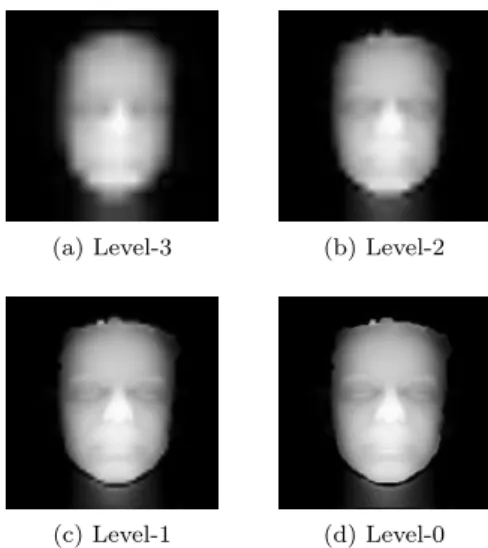 Fig. 5: Approximation 2.5D images obtained after the decoding and recon- recon-struction from the embedded image.