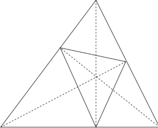 Figure 1: A pedal triangle.