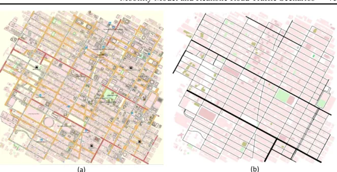 Figure 4-19. OpenStreetMap and SUMO map of Manhattan borough of New York City 