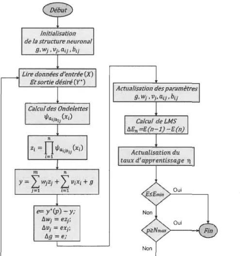 Figure 4-4 Algorithme d'entrainement 