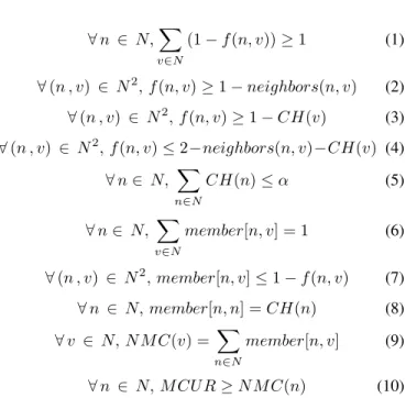 Fig. 2. Example of balancing of two clusters.