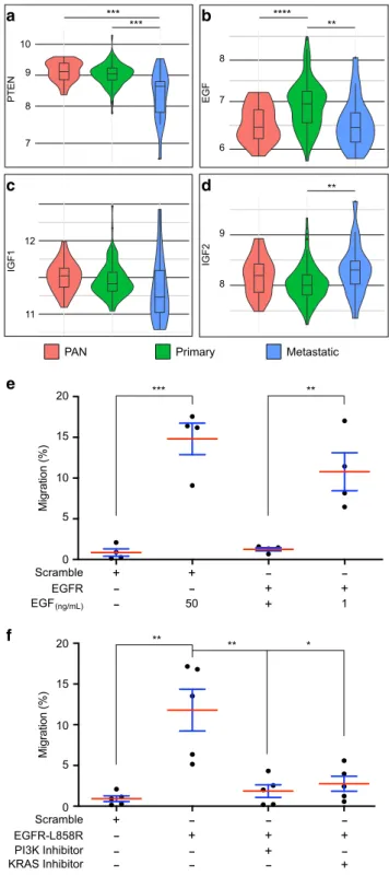 Fig. 9 EGF expression is speci ﬁ cally increased in primary prostate cancer.