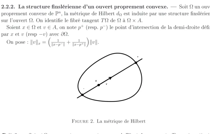 Figure 2. La métrique de Hilbert