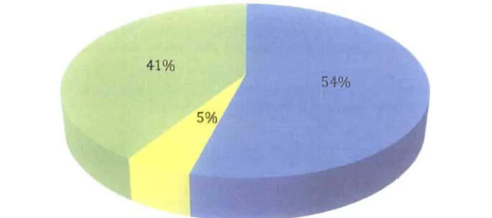 Figure 9.  Pourcentage (%) de participantes associé aux différents statuts. 