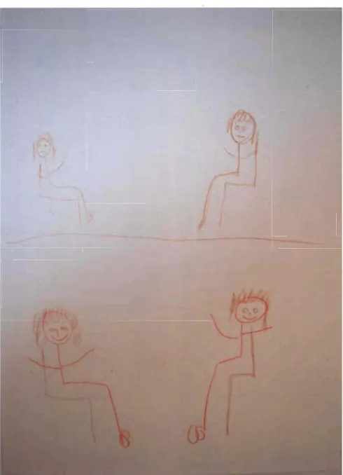 Figure 8. Le bien-être de  soi - Dessin de la participante 6 (feuille 22,9 cm x 30,5 cm) 