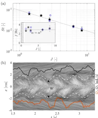 Figure 4b presents the spatiotemporal evolution of the images intensity along a horizontal section of about 1 cm height encompassing the crater aperture