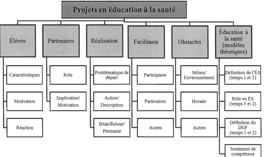 Figure 3. Organigramme du  processus de catégorisation émergeant 