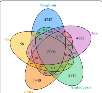 Figure 3 Venn diagram showing the number of annotated V.