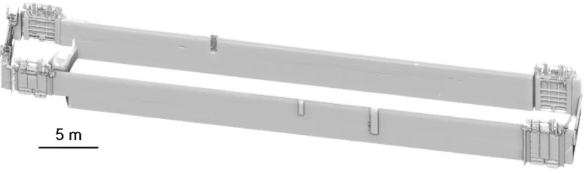 Figure 7. 3D laser model of the lock.