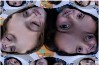 Figure 1 – Des enfants jouent avec la webcam conforme